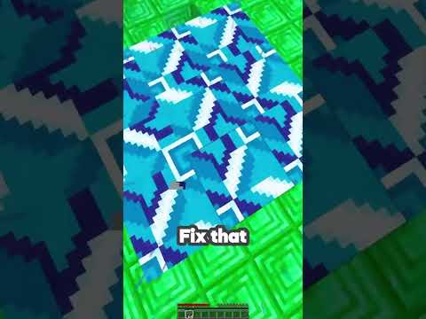 Insane Minecraft challenge: No green blocks allowed!