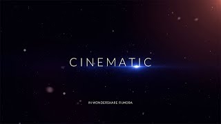 Simple & Clean Cinematic Title Opener In Filmora