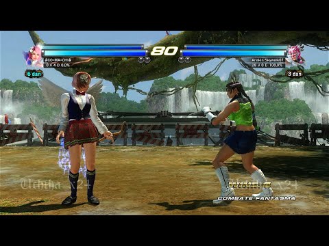24 Julia (Jaycee) y Asuka Kazama vs Alisa y Lars - Tekken Tag 2 ( Uchiha x24 ) GamePlay PS3