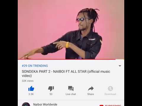 SONDEKA part 2 | NAIBOI Ft All Stars | khaligraph Jones's part | (official music video(