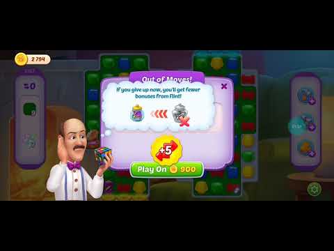 Homescapes Level 3187 - Hard Level Gameplay Story 🏡