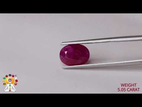 Burma Ruby 5.05ct. (Super Luxury) video