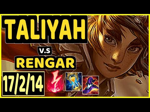 ONFLEEK (TALIYAH) vs RENGAR - 17/2/14 KDA JUNGLE CHALLENGER GAMEPLAY - KR