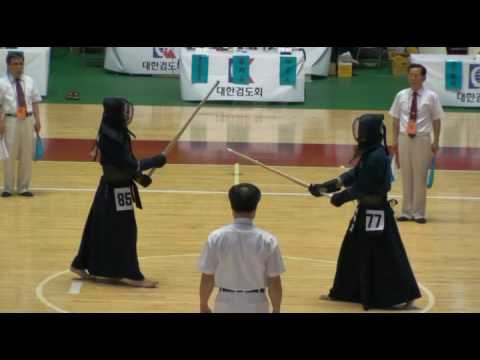 2010 Police Chief Kumdo(Kendo) Championship - Quarterfinal - Min Yoo vs Hee-chul Choi