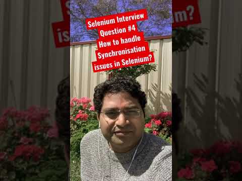 How to Handle Synchronisation Issues in Selenium Selenium Interview Questions and Answers shorts