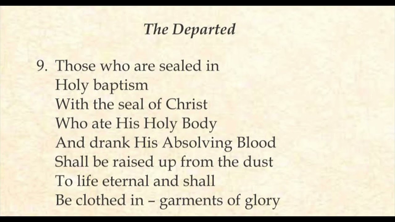 Orthodox Liturgical Hymns of Repentance