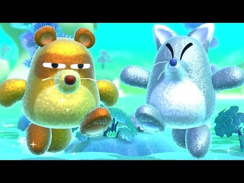 Kirby Star Allies - World 4: Far-Flung Starlight Heroes 100% Walkthrough (1 of 2)