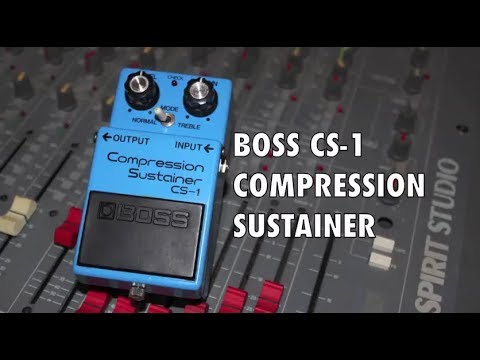 Boss CS-1 Compression Sustainer (Black Label) 1978 - 1982 - Blue low serial number, w/Box image 15