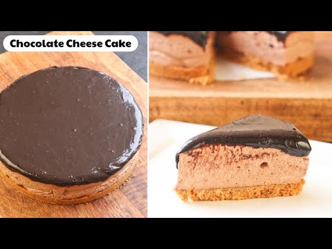 No Bake, No Gelatin, No Agar-Agar Eggless Chocolate Cheese Cake Recipe ~ The Terrace Kitchen