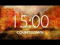 15 Minute Fall Leaves Timer with Relaxing Music and Alarm 🎵⏰