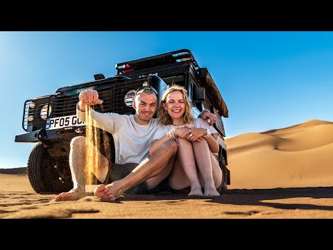 Driving To The DESERT In a 20 Year Old Land Rover Defender