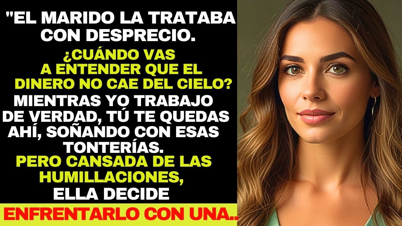 "El marido la trataba con desprecio, pero cansada de las humillaciones, ella decide ENFRENTARLO