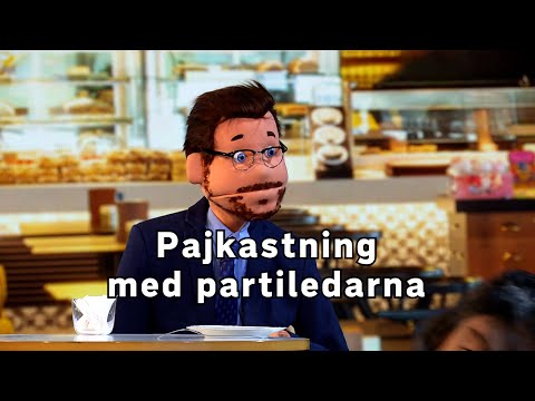Pajkastning med partiledarna