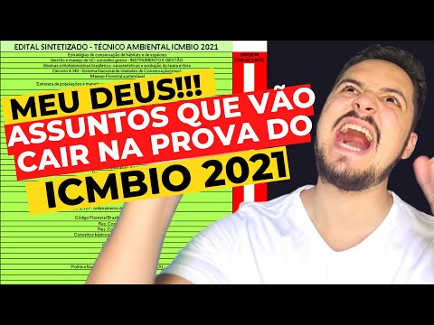 INCRÍVEL! ASSUNTOS que vão CAIR na prova do ICMBIO 2021