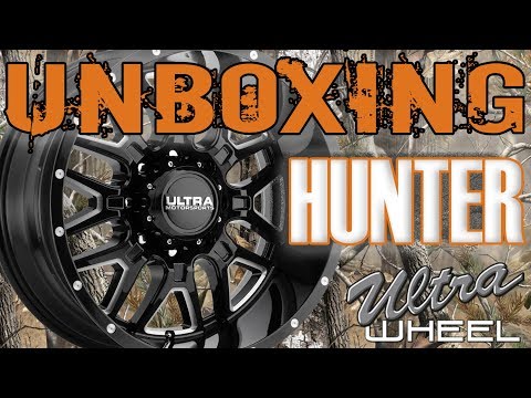 Ultra Hunter 18x9 +12 Wheel Rim Unboxing