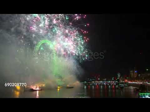 London New Year's Fireworks 2016 Full HD Soundtrack