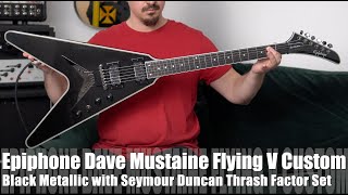 Video thumbnail for The Epiphone Dave Mustaine Flying V Custom is seriously cool but pricey! by George V Guitars