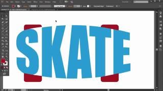 Envelope Distort and Warp Tool Illustrator Tutorial