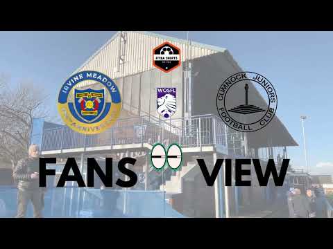 Fitba Shorts- Fans Eye View- Irvine Meadow V Cumnock WOSFL