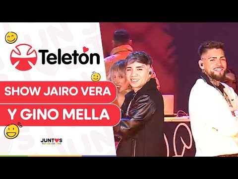 ¡EN LLAMAS! El show de Gino Mella y Jairo Vera en Teletón 2024