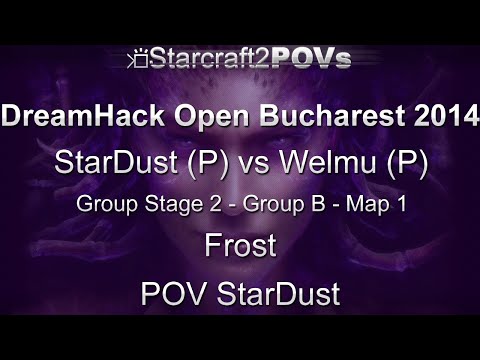 SC2 HotS - DH Bucharest 2014 - StarDust vs Welmu - GS2 Group B - Map 1 - Frost - StarDust