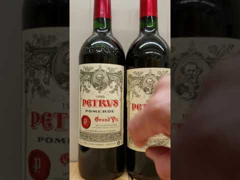 LeDomduVin: Petrus label and bottle comparison between 1990 and 1998