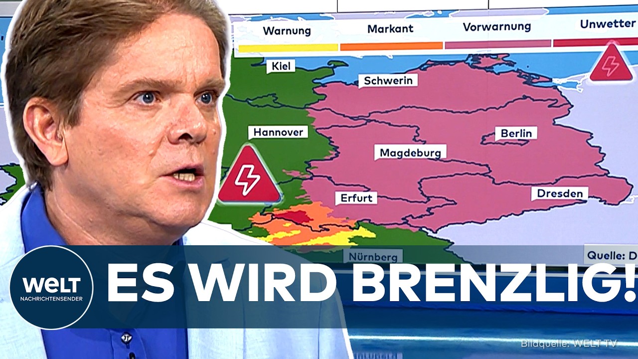 DEUTSCHLAND IM AUSNAHMEZUSTAND: Meteorologen schlagen erneut Alarm! Heftige Gewitter im Anmarsch!