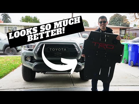 Tacoma TRD Skid Plate Paint! Herculiner Bed Liner Spray and Tacoma TRD Skid Plate Install!