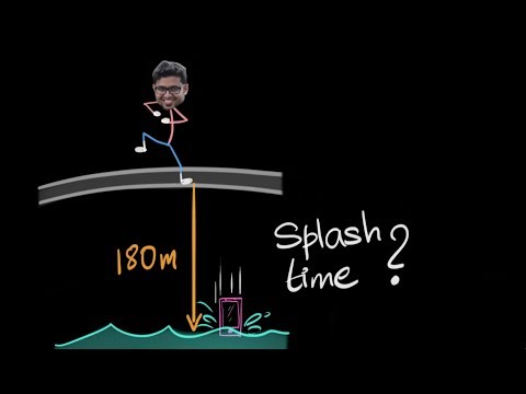 After how long, Ram hears a splash? (video) | Khan Academy
