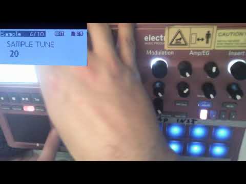 Electribe 2 sampler Grundlagen für Anfänger. Menupunkte 24-29