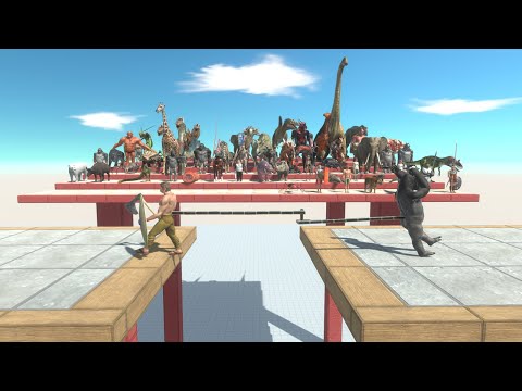 Tug of War Championship of All Units - Animal Revolt Battle Simulator