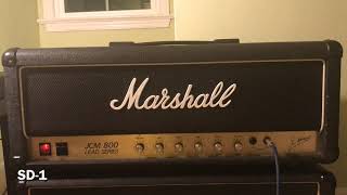 Video thumbnail for 1985 Marshall JCM800 2204 - Rock and Beyond by Blake Mansfield