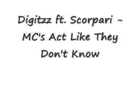 Digitzz ft. Scorpari - MC's Act Like They Don't Know