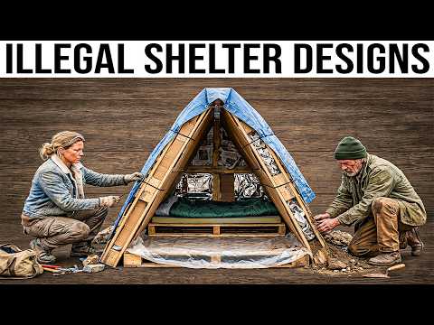 25 "Illegal" Shelter Designs Homeless People Build That Are Now Banned in 41 States