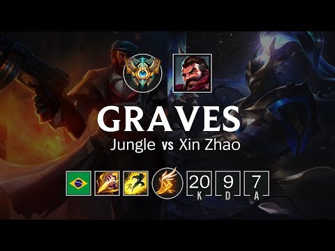 Graves Jungle vs Xin Zhao - BR Challenger Patch 8.21