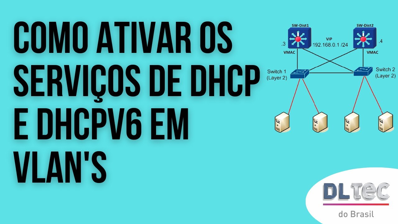 Como Ativar DHCP e DHCPv6 em VLANs (aula prática utilizando Cisco Packet Tracer)
