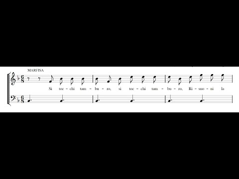 LUIGI ROSSI: Si tocchi tamburo (Il Palazzo Incantato) PDF SCORE