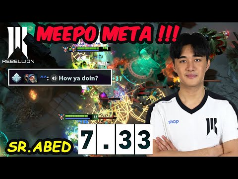 ABED MEEPO - MARCRO FINGERS STOMP PUB vs Meepo Spammer New Patch 7.33 XCalibur Dota 2 Server EU