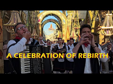 Easter Arches in San Biagio Platani, Sicily