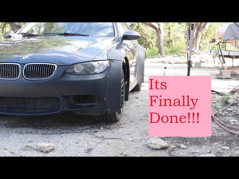 BMW 335i Wide Body Install!! Pt.2