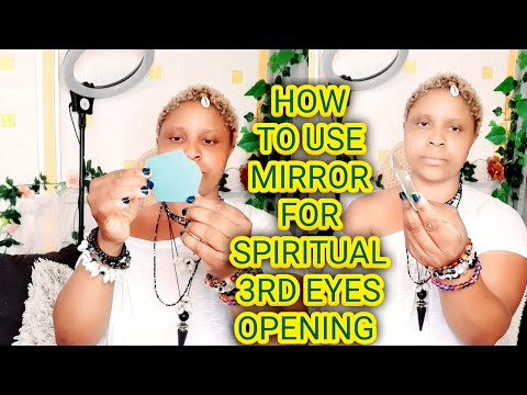 how to OPEN YOUR 3rd spiritual EYES with mirror 🪞  an get clear revelation