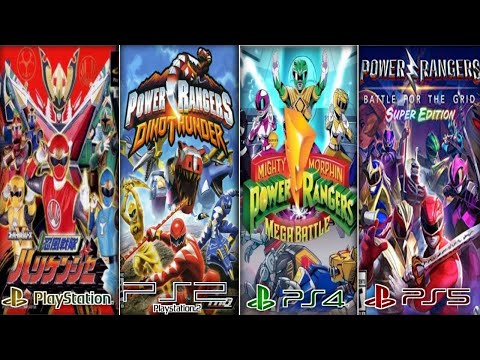 POWER RANGERS PLAYSTATION EVOLUTION (Ps1 - Ps5)