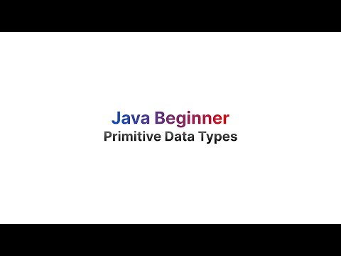 Arematics Java Beginner Primitive Data Types