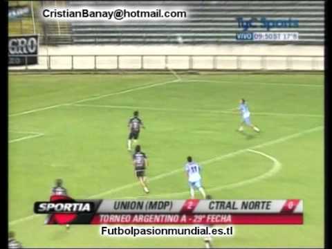 Union MDP 2 Central Norte 0 Torneo Argentino A 2010 11 Los goles