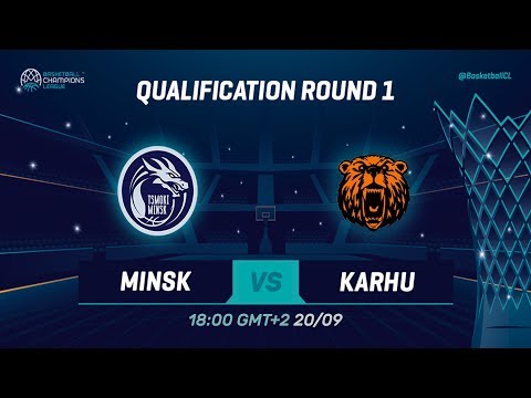 Tsmoki-Minsk v Karhu Basket - Qual. Rd. 1 - Full Game - Basketball Champions League 2019-20