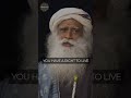 You Come Here To Live Not Sleep By Sadhguru Sadhguru Whatsapp Status Shorts