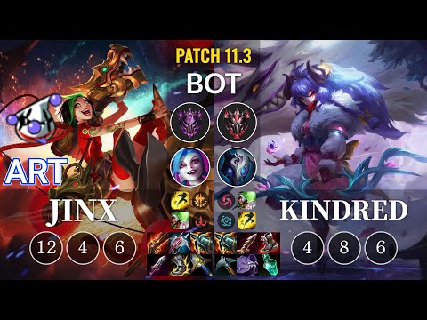 RJ Art Jinx vs Kindred Bot - KR Patch 11.3