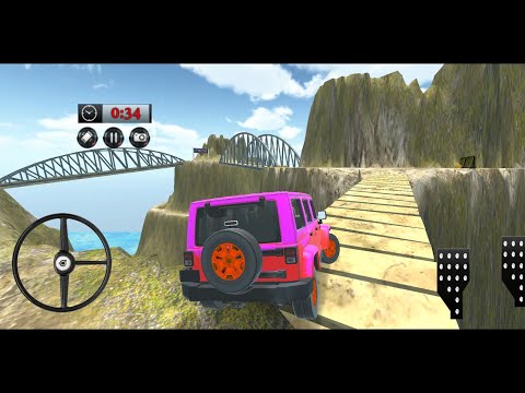 Jeep Driving Simulator Prado hill Drive.Levels 1-6.Android gameplay