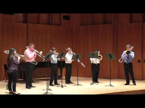 ECMS Trombone Choir performs Three Dances (T. Susato)