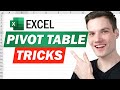 ‍ ️ Pivot Table Excel Tips Tricks